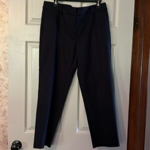 Loft-  Navy Blue, Riviera Slim Crop Dress Pants